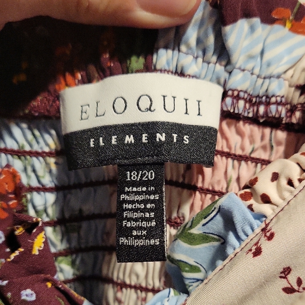 Patchwork Long Sleeve Maxi Dress - Picture 6 of 7